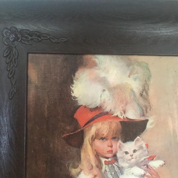 Rare Vintage 1900’s Cherry flower frame picture - Picture 5 of 8